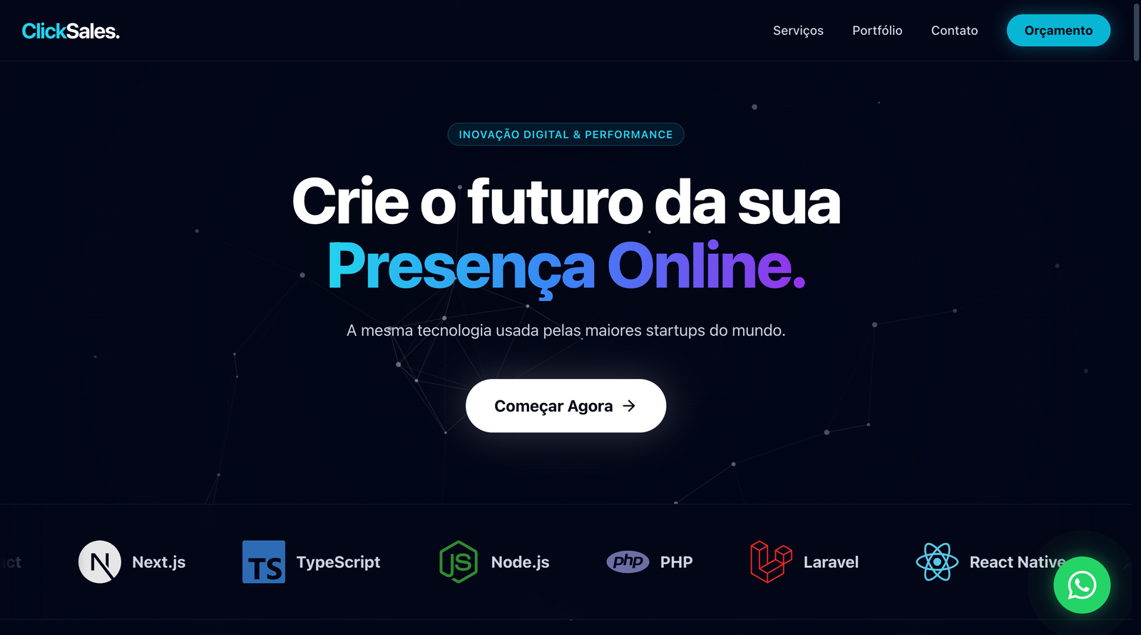 Imagem do projeto Click Sales | Software House