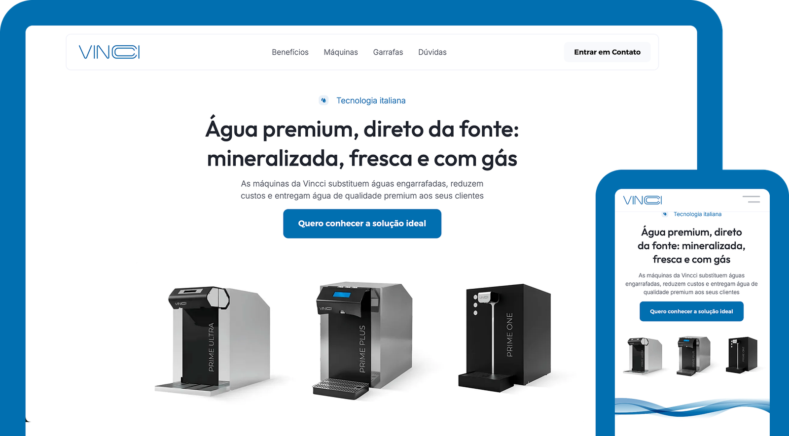 Imagem do projeto Vincci | Landing Page